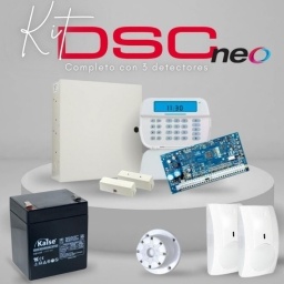 Kit DSC NEO completo con 3 detectores