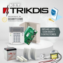 Kit Trikdis SP3 4G + WiFi con K32H y 3 detectores