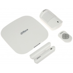 Kit de alarma 4G  WiFi Dahua (panel, PIR, mgnetico, control remoto)