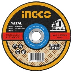 DISCO CORTE METAL 405 SENSITIVA (16)X3.0(18)X25.4(1) INGCO MCD304051